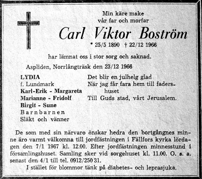 Carl Viktor Boström