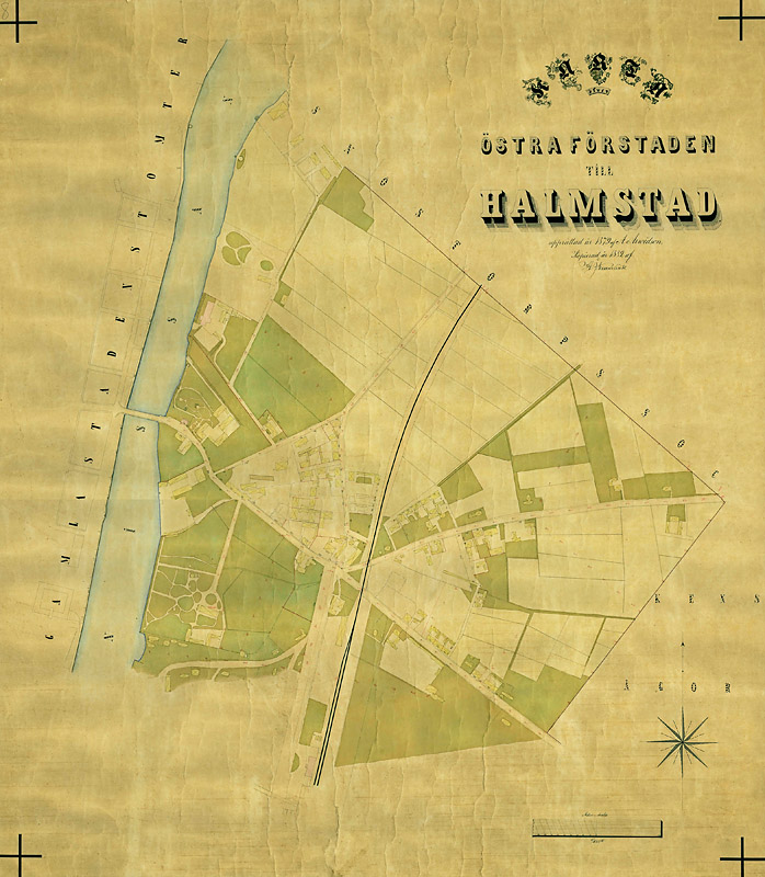 Karta Halmstad