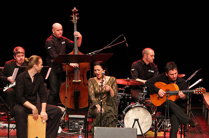 Storband och Flamenco, High Coast Jazz Orchestra 